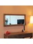 -Doğal Ahşap Dekoratif Duvar Salon Ofis Boy Ayna 50x110 Ceviz 5