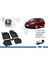 Ford Fiesta 4D Havuzlu Paspas Siyah 2009-2015 Arası 1