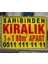 Sahibinden Kiralık 1+1 80m2 Apart Afişi 50 x 70 cm 2