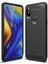 Xiaomi Mi Mix 3 Brushed Carbon Fiber Silikon TPU Kılıf - Siyah 2