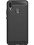 Huawei Y9 2019 Brushed Carbon Fiber Silikon TPU Kılıf - Siyah 1