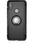 Xiaomi Mi 8 Yüzük Standlı Armor Silikon Kılıf - Siyah 1