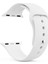 Apple Watch Uyumlu 38 mm Silikon Kordon Beyaz 1