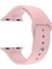 Apple Watch Uyumlu Series 3 38 mm Silikon Kordon Pembe 1