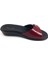 9863-4 Kadın Terlik Bordo 2