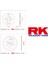 Ktm DUKE 125 Rk Ön Arka Dişli 520 - 14/45 T(2014-2016) 1