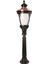 BSU-68026-BSY-BOP Kahverengi/Siyah Boyalı Dış Mekan Aydınlatma E27 Aluminyum Polikarbon Cam 30cm 1