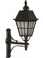 BAP-68036-BSY-OP Siyah Boyalı Dış Mekan Aydınlatma E27 Aluminyum Cam 40x23cm 1