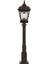 BSU-68044-BSY-M2-OP Siyah Boyalı Dış Mekan Aydınlatma E27 Aluminyum Cam 23cm 1