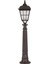 BSU-68046-BSY-M2-OP Siyah Boyalı Dış Mekan Aydınlatma E27 Aluminyum Cam 23cm 1