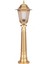 BSU-68054-BSA-BOP Sarı Boyalı Dış Mekan Aydınlatma E27 Aluminyum Döküm Dip Polikarbon Cam 27cm 1
