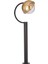 BSU-68060-BSY-M2 Sarı/Siyah Boyalı Dış Mekan Aydınlatma E27 Aluminyum Polikarbon Cam 45cm 1