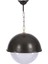 BFE-68064-BSY-OP Siyah Boyalı Dış Mekan Aydınlatma E27 Aluminyum Polikarbon Cam 30cm 1