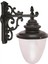 BAP-68071-BSY-M1OP Siyah Boyalı Dış Mekan Aydınlatma E27 Aluminyum Polikarbon Cam 45x20cm 1