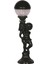 BSU-68072-BSY Siyah Boyalı Dış Mekan Aydınlatma E27 Aluminyum Akrilik Cam 20cm 1