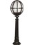 BSU-68080-BSY-M6-BOP Siyah Boyalı Dış Mekan Aydınlatma E27 ABS Polietilen Cam 30cm 1