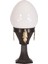 BSU-68087-BSY-KOP Sarı/Siyah Boyalı Dış Mekan Aydınlatma E27 Aluminyum Döküm Dip Akrilik Cam 25cm 1