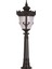 BSU-68089-BSY-BOP Siyah Boyalı Dış Mekan Aydınlatma E27 Aluminyum Döküm Dip Polikarbon Cam 32cm 1