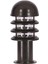 BSU-68129-BSY-K Siyah Boyalı Dış Mekan Aydınlatma E27 Aluminyum Polikarbon Cam 18cm 1