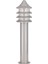 BSU-68133-BBY-B Beyaz Boyalı Dış Mekan Aydınlatma E27 Aluminyum Polikarbon Cam 28cm 1