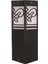 BSU-68144-BSY-M2-K Siyah Boyalı Dış Mekan Aydınlatma E27 Aluminyum Akrilik Cam 12cm 1