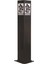BSU-68144-BSY-M4-B Siyah Boyalı Dış Mekan Aydınlatma E27 Aluminyum Akrilik Cam 12cm 1