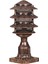 BSU-68173-BKR Kahverengi Boyalı Dış Mekan Aydınlatma E27 ABS Polikarbon Cam 16cm 1