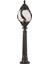BSU-68182-BSY-M2-B Siyah Boyalı Dış Mekan Aydınlatma E27 ABS Akrilik Cam 30cm 1