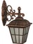 BAP-68183-BKR-M1 Kahverengi Boyalı Dış Mekan Aydınlatma E27 ABS Polikarbon Cam 28x20cm 1