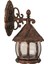 BAP-68184-BKR-M2 Kahverengi Boyalı Dış Mekan Aydınlatma E27 ABS Polikarbon Cam 32x20cm 1