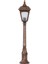 BSU-68185-BKR-M2-B Kahverengi Boyalı Dış Mekan Aydınlatma E27 ABS Polikarbon Cam 20cm 1