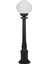 BSU-68187-1BSY-M2-KOP Siyah Boyalı Dış Mekan Aydınlatma E27 Aluminyum ABS Akrilik Cam 23cm 1