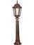 BSU-68188-BKR-B Kahverengi Boyalı Dış Mekan Aydınlatma E27 Çelik Boru ABS Polikarbon Cam 23cm 1