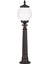 BSU-68194-BSY-BOP Siyah Boyalı Dış Mekan Aydınlatma E27 ABS Akrilik Cam 25cm 1
