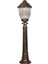 BSU-68210-BKR-B Kahverengi Boyalı Dış Mekan Aydınlatma E27 ABS Polikarbon Cam 23cm 1