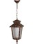 BFE-68211-BKR Kahverengi Boyalı Dış Mekan Aydınlatma E27 ABS Cam 18cm 1