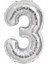 Rakam Balon 75 cm 1