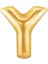 Y Harfi Gold Folyo Balon 90Cm 1