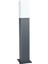 Modern Bega Armatür Kare Küp Camlı Uzun Siyah Modern Bollard Lights 1