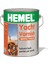 Hemel Yacht Varnish Solvent Bazlı Parlak Cila Dış Mekan 2.5 Lt Yat Verniği 1