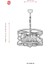 AV-1590-4E Eskitme Kaplama Modern Avize E27 Metal Cam 47cm 2