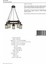 AV-60002-5ET Eskitme Kaplama Modern Avize E27 Metal Ahşap Cam 50cm 2