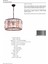 AV-60029-3E Eskitme Kaplama Modern Avize E27 Metal Cam 50cm 2