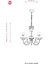 AV-1416-BALLERINA Pembe Boyalı Modern Avize E14 Metal Kumaş 52cm 3
