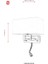 HAP-9072-M2-N Nikel Kaplama Aplik E27 Metal Kumaş 28x20cm 2