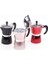 Kırmızı 6 Kişilik Moka Pot Moca Pot Mocha Pot 5
