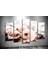 Tablocenter 5 Parçalı Çiçek Kanvas Tablo 60 x 100 cm 1