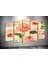 Tablocenter 5 Parçalı Çiçek Kanvas Tablo 100 x 150cm 1
