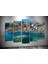 Tablocenter 5 Parçalı Manzara Kanvas Tablo 80 x 125cm 1