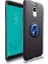 Jopus Samsung Galaxy J6 Kılıf Ultra Korumalı Yüzüklü Standlı Ravel Silikon - (Siyah - Mavi) 1
